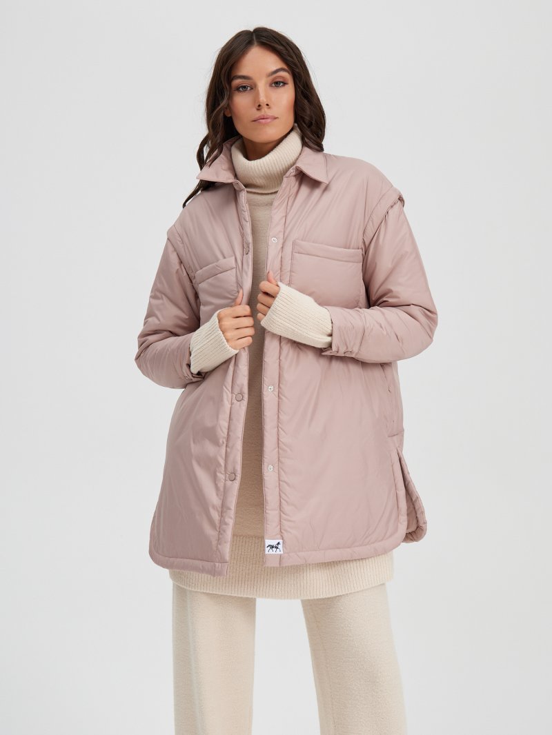 Куртка женская нежно-розовая