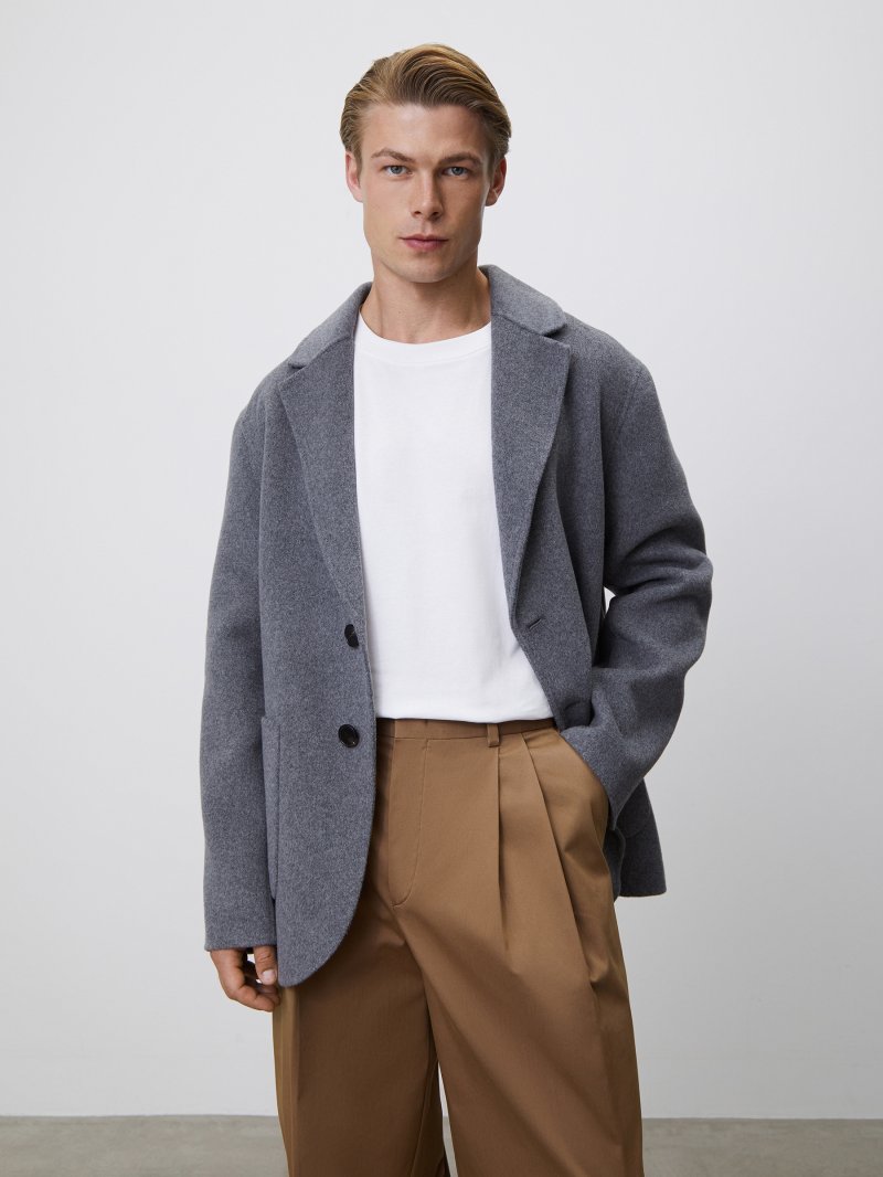 12 STOREEZ Пальто-пиджак из шерсти и кашемира